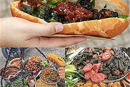 Bánh mì bò lá lốt “quen mà lạ”, hot đến thế nhưng cả Sài Gòn chỉ có đúng một hàng bán 