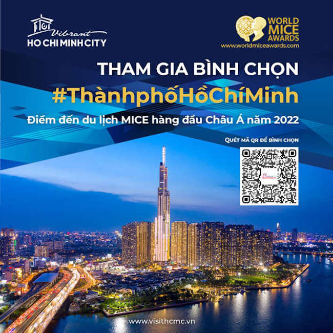 TPHCM lọt top đề cử “Điểm đến du lịch MICE hàng đầu Châu Á 2022”