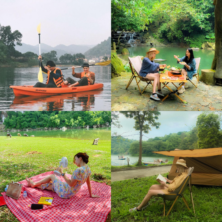 Cuối tuần muốn đi cắm trại thì note ngay các địa điểm lý tưởng vừa gần Hà Nội, vừa có không gian xanh mát này
