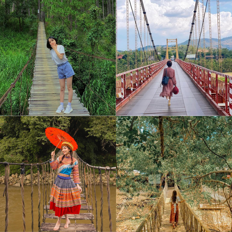 4 cây cầu treo đẹp nhất Việt Nam: Chụp hình cực chill, nhưng không dành cho người yếu tim