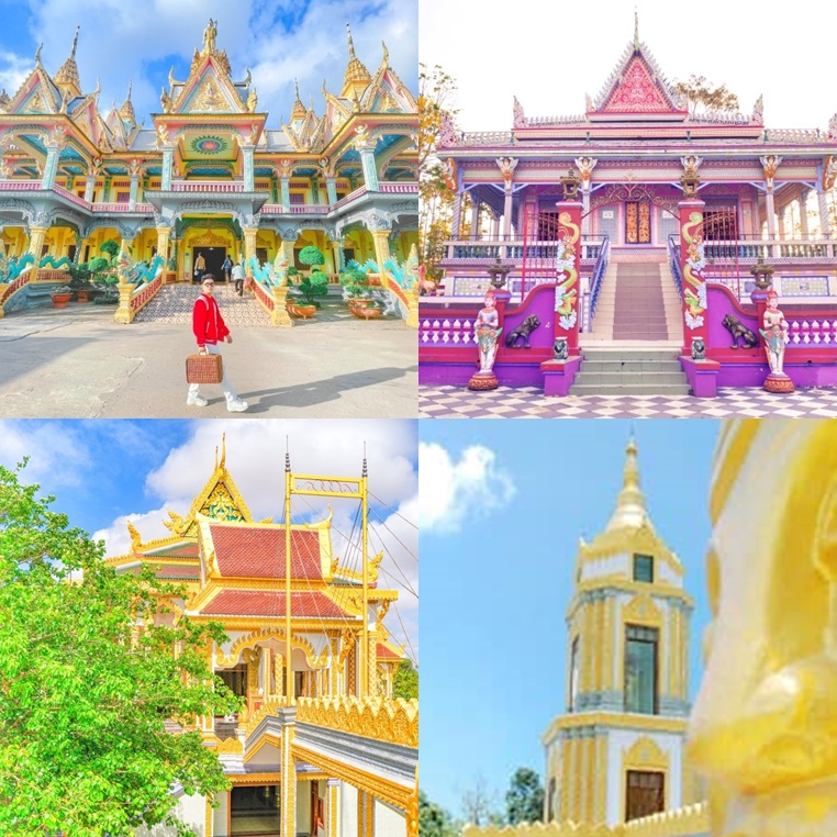 Điểm danh những ngôi chùa Khmer nổi tiếng bậc nhất Việt Nam, mùa nào cũng đông khách vì quá đẹp 