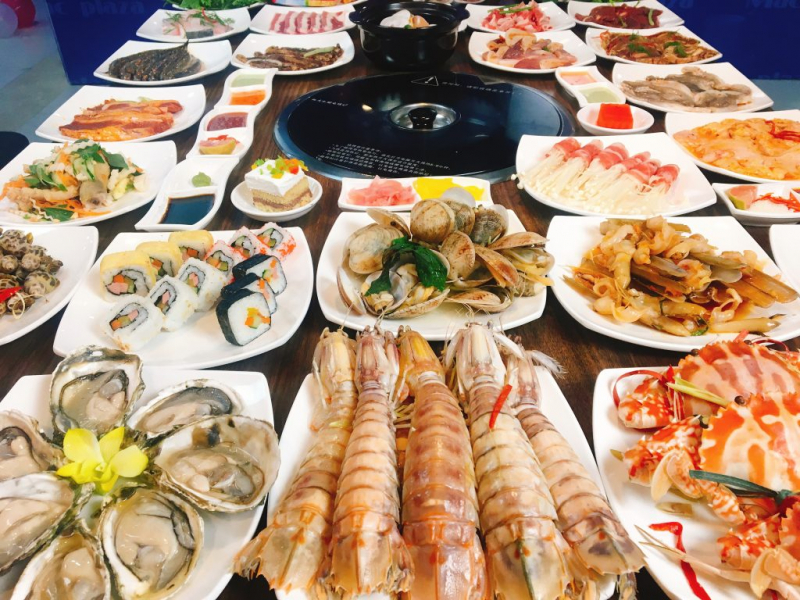 buffet hải sản hàng đầu Hà Nội