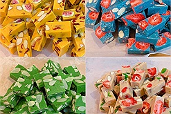 Công thức làm kẹo nougat đủ loại màu sắc siêu đáng yêu, xứng đáng là quà quý tặng người thân, bạn bè