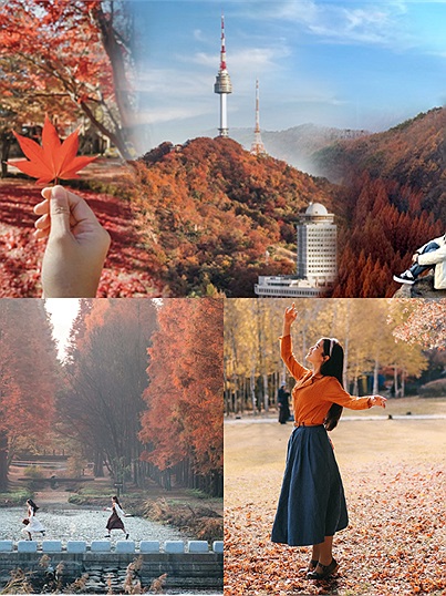 Ngắm nhìn mùa thu Hàn Quốc với sắc đỏ, sắc vàng của cây chuyển lá đẹp đến mê hồn: Đang thời điểm tuyệt vời để đến với xứ sở kim chi
