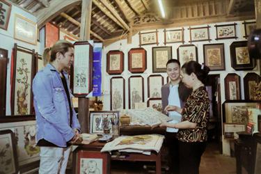 Trải nghiệm ở làng tranh Đông Hồ Trải nghiệm ở làng tranh Đông Hồ
