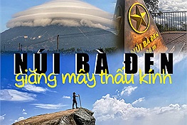 Núi Bà Đen giăng mây thấu kính như chiếc đĩa bay chào mời bạn đến với nơi "gần vũ trụ nhất Đông Nam Bộ"