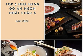 Top 5 nhà hàng đồ ăn ngon nhất châu Á năm 2022 do Tripadvisor bình chọn đa số ở Đông Nam Á
