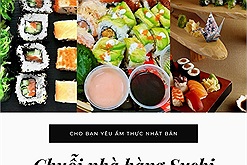 Nhớ ẩm thực Nhật Bản thì đến một số chuỗi nhà hàng sushi ngon nổi tiếng ở trung tâm Hà Nội này