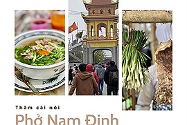 Netizen thăm cái nôi của phở Nam Định, thưởng thức phở gia truyền ngay tại sân đình và hết lời khen ngợi