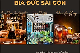Điểm danh nhà hàng bia Đức ở Sài Gòn không thể bỏ qua dịp liên hoan cuối năm