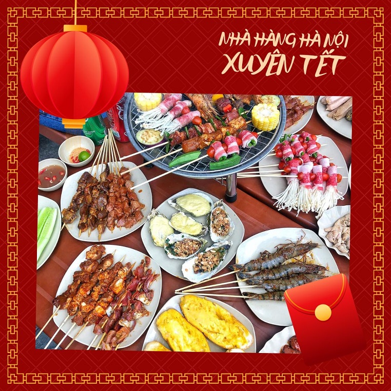 Mách bạn một số nhà hàng phục vụ xuyên Tết Quý Mão ở Hà Nội