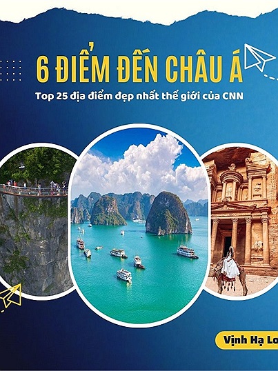 Khám phá 5 địa điểm ở châu Á cùng vịnh Hạ Long lọt danh sách 25 điểm đến đẹp nhất thế giới của CNN