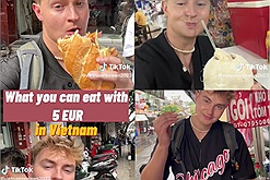 Vị khách nước ngoài thử thách bản thân cầm 5 euro "ăn sập" Sài Gòn