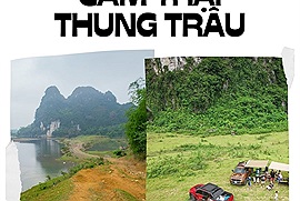 Thung Trâu - Điểm đến gần Hà Nội thu hút tín đồ phượt dã ngoại mỗi mùa cắm trại