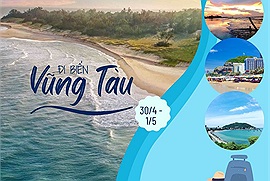 Nghỉ lễ 30/4 - 1/5 không đi biển Vũng Tàu đón nắng đầu hè thì phí, hàng loạt bãi biển xinh đẹp đang chờ bạn