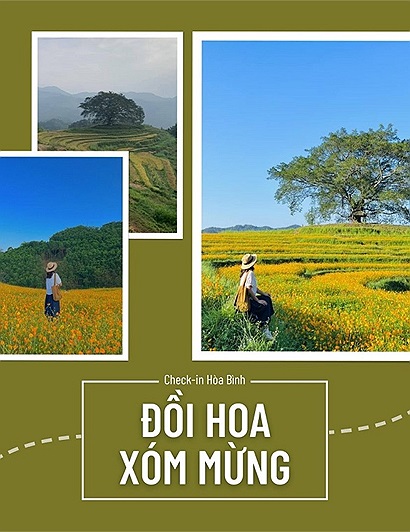 Từ đồi hoa lung linh, rực rỡ xóm Mừng chợt nhận ra Cao Phong là điểm du lịch đang nổi của tỉnh Hòa Bình