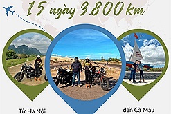 Vợ chồng mới cưới phượt xuyên Việt: Mỗi người một xe phân khối lớn đi 3.800 km trong 15 ngày