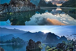 Mê mẩn vẻ đẹp của toạ độ được mệnh danh "Vịnh Hạ Long thu nhỏ" ở vùng núi phía Bắc Việt Nam