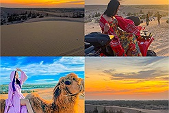 Khám phá Đồi Cát Trắng xinh đẹp, nơi được mệnh danh "tiểu sa mạc Sahara" của Việt Nam 