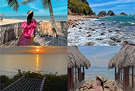 Rủ hội bạn thân cuối tuần vi vu về nam Thanh Hoá, đến bãi Đông ngắm biển xanh, cát trắng