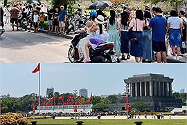 Hình ảnh Hà Nội trong ngày lễ Quốc khánh: Hàng dài người ghé thăm Lăng Bác, du khách đến đường Phan Đình Phùng check in mùa thu