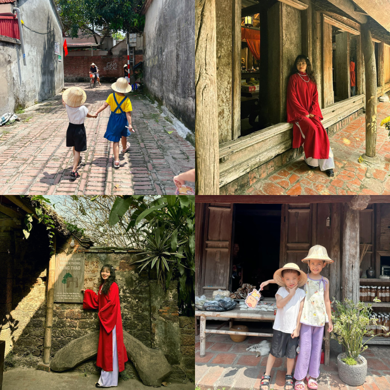 Làng cổ Đường Lâm - Địa điểm tuyệt vời cho các gia đình có con nhỏ và nhóm bạn đến trải nghiệm hương vị quê hương