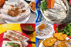 Các phiên bản bánh cuốn trứ danh của từng vùng miền được biến tấu độc đáo, thơm ngon