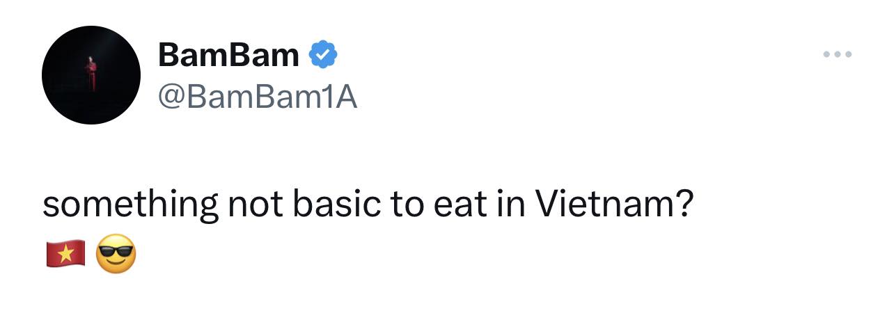 Bambam (GOT7) vừa đến Việt Nam đã hỏi ngay đặc sản