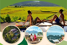 Nhiều du khách nước ngoài lựa chọn Mai Châu làm nơi nghỉ dưỡng: Top 5 resort sang chảnh ngắm núi và rừng xanh mướt ở Mai Châu