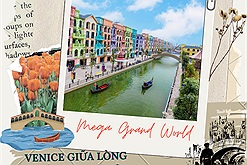 Chiêm ngưỡng "Thương cảng The Venice Nước Ý" mộng mơ ngay lập tức đằm thắm lòng phố Đông TP. hà Nội trước thời gian ngày khai trương