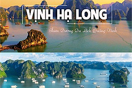 Vịnh Hạ Long của Việt Nam lọt Top 51 địa điểm đẹp nhất thế giới