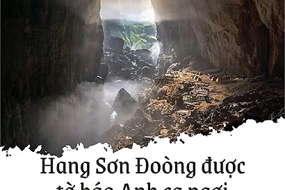 Hang Sơn Đoòng được tờ báo Anh ca ngợi là lớn nhất thế giới với "hệ sinh thái riêng mà loài người chưa từng khám phá"