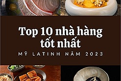 Top 10 nhà hàng tốt nhất Mỹ Latinh năm 2023 trong bảng xếp hạng quy tụ nhà hàng ở 23 thành phố trong khu vực