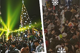 Đêm Giáng sinh tại Hà Nội đón "biển người" đổ về Nhà Thờ Lớn, các hàng quán xung quanh được dịp "hốt" khách