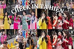 Một con phố Hà Nội đông nghịt các bạn trẻ đến check in ảnh đẹp trước Tết