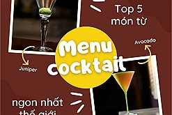 5 món bất ngờ từ thực đơn cocktail ngon nhất thế giới 2023