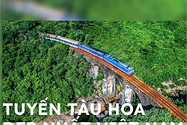 Đoàn tàu “Kết nối di sản miền Trung” chính thức chạy trên cung đường sắt đẹp nhất Việt Nam