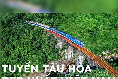 Đoàn tàu “Kết nối di sản miền Trung” chính thức chạy trên cung đường sắt đẹp nhất Việt Nam