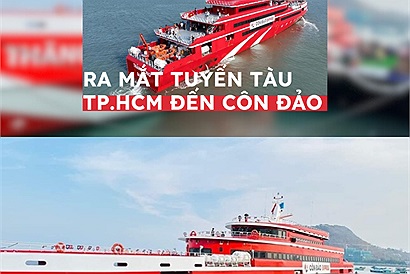 Siêu tàu cao tốc từ TP HCM đi Côn Đảo chính thức hoạt động vào tháng 5