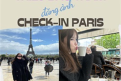 Thiều Bảo Trâm đăng ảnh check-in Paris suốt mấy ngày nhưng dân tình cứ nói về "người sau hậu trường"
