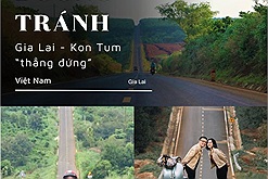 Đường tránh Gia Lai - Kon Tum dài chưa tới 1 km nhưng thu hút du khách vì được ví như "con đường dựng đứng" ở Tây Nguyên