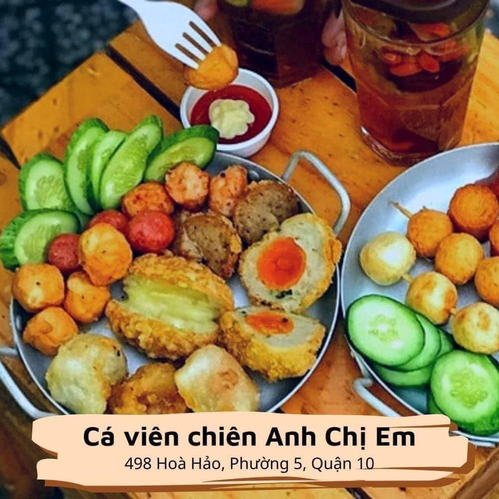 9 địa điểm bán đồ xiên chiên