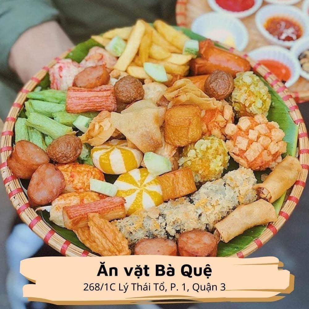 9 địa điểm bán đồ xiên chiên