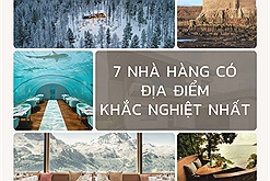 7 nhà hàng phục vụ bữa ăn ở những địa điểm khắc nghiệt nhất thế giới