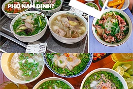 Điểm khác biệt giữa phở Hà Nội và phở Nam Định