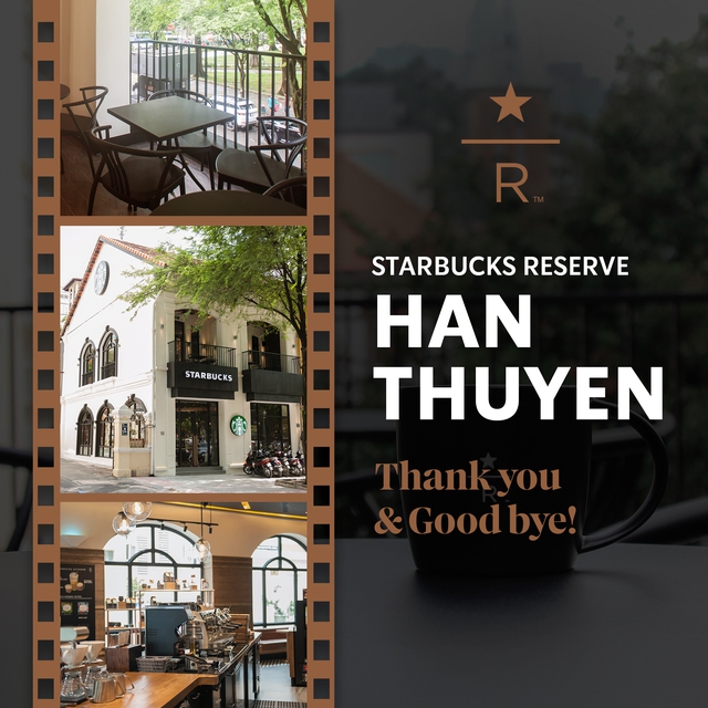 Cửa hàng Starbucks Reserve Hàn Thuyên tại TP.HCM tuyên bố đóng cửa