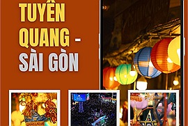 Rộn rã không khí Trung thu từ Tuyên Quang đến Sài Gòn