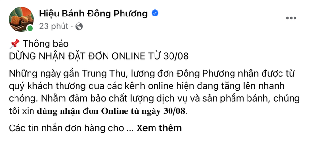 Nhiều người đã xếp hàng mua bánh Đông Phương