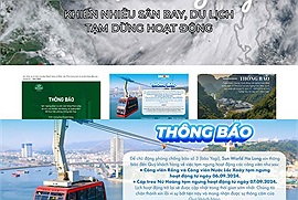 Nhiều khu du lịch, sân bay tạm thời đóng cửa vì siêu bão Yagi