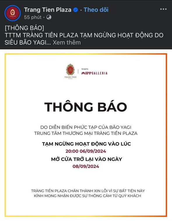 Siêu bão Yagi đổ bộ, hàng loạt địa điểm du lịch đóng cửa